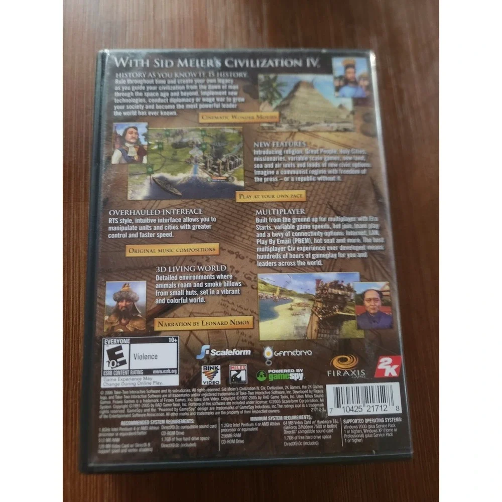 Sid Meier's‎ 4 Civilization Game of the Year Edition PC Game 2006 Complete